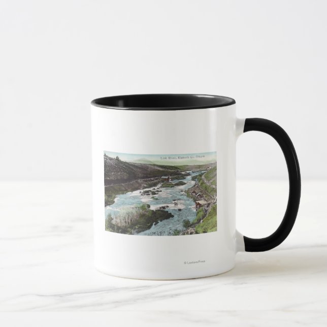 Aerial View of Link RiverKlamath County, OR Mug (Right)