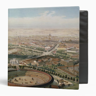Aerial View of Madrid from the Plaza de Toros Binder