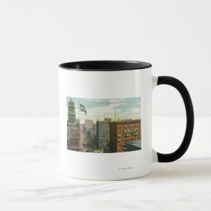 Aerial View of Main Street 2 Mug