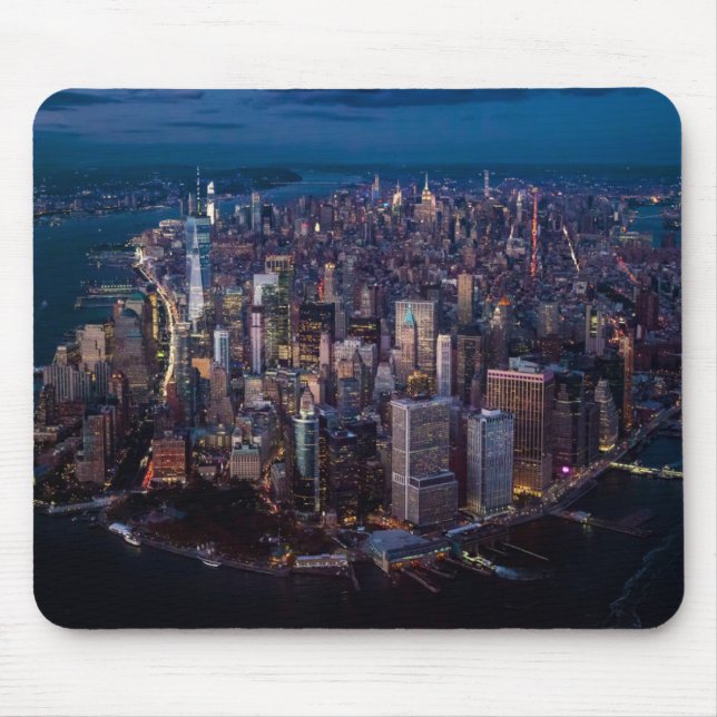 Aerial View of Manhattan Mouse Pad (Front)