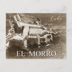 Aerial view of Morro Castle, Havana, Cuba Postcard