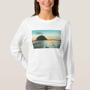 Aerial View of Morrow Rock and the Bay T-Shirt