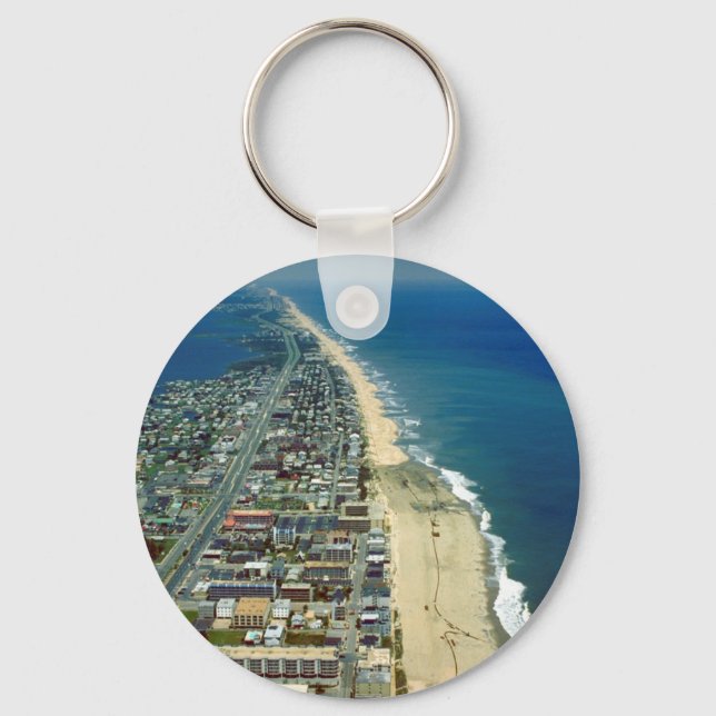 Aerial View of Ocean City Maryland Keychain (Front)