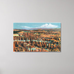 Aerial View of Park from Inspiration Point Canvas Print