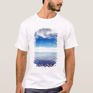 Aerial view of red brown mountains T-Shirt