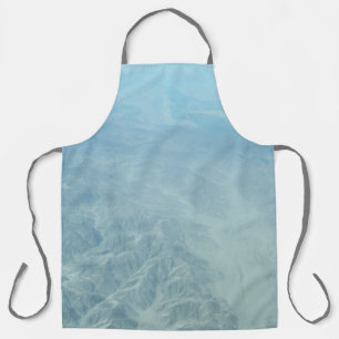 Aerial View of Rugged Mountain Desert Landscape an Apron