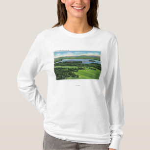 Aerial View of Saranac Inn Golf Course & T-Shirt
