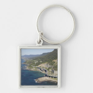 Aerial view of Sea Cliff Bridge near Wollongong, 2 Keychain