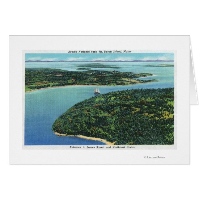 Aerial View of Somes Sound Entrance (Front Horizontal)