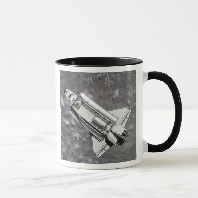 Aerial view of Space Shuttle Discovery Mug (Right)