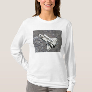 Aerial view of Space Shuttle Discovery T-Shirt