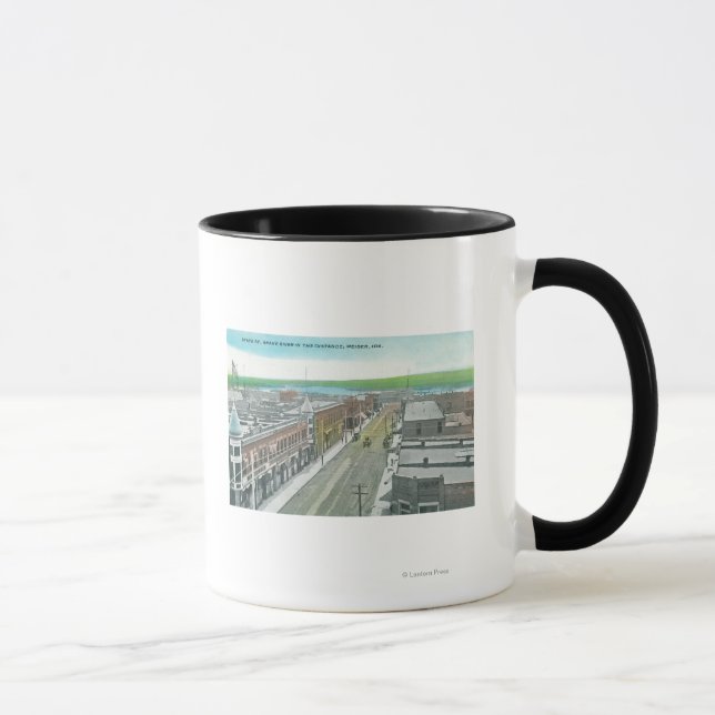 Aerial View of State Street and Snake River Mug (Right)