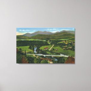 Aerial View of the 60 Metre Olympic Ski Jump Canvas Print