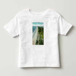 Aerial View of the Beachfront Toddler T-shirt