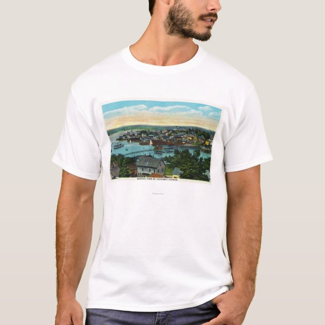 Aerial View of the Boothbay Harbour T-Shirt (Front)