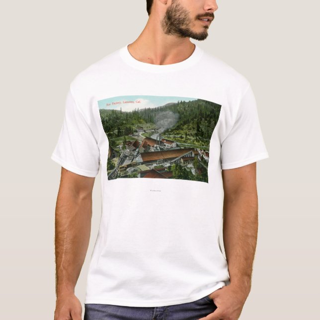 Aerial View of the Box FactoryLamoine, CA T-Shirt (Front)