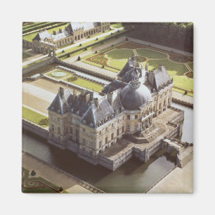 Aerial view of the Chateau, designed for Nicholas Magnet