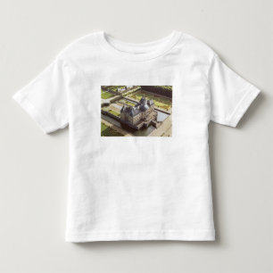 Aerial view of the Chateau, designed for Nicholas Toddler T-shirt