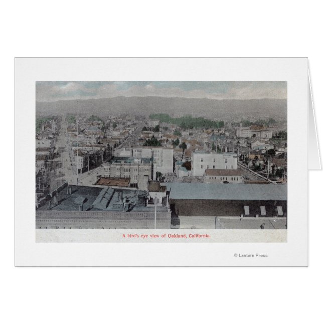 Aerial View of the City # 2Oakland, CA (Front Horizontal)