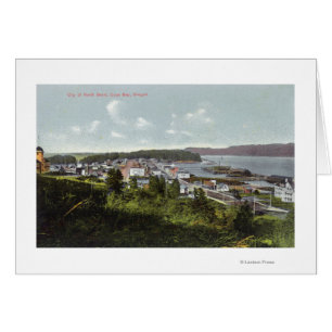 Aerial View of the City and Coos Bay