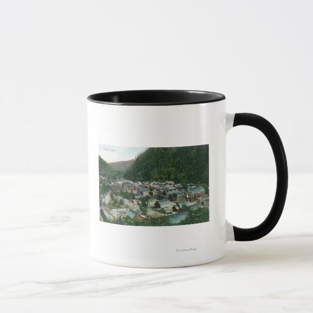 Aerial View of the CityMurray, ID Mug (Right)