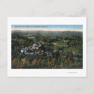Aerial View of the CityPlacerville, CA Postcard