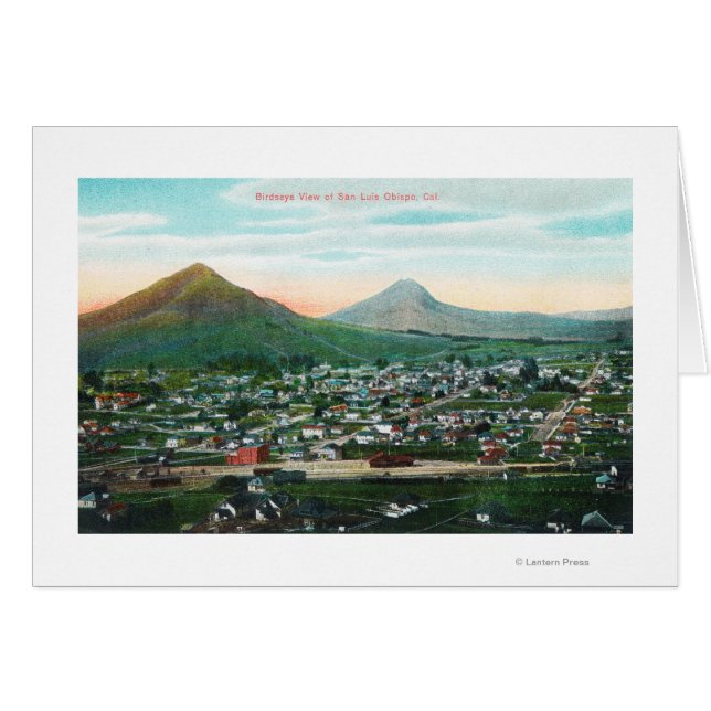 Aerial View of the CitySan Luis Obispo, CA (Front Horizontal)