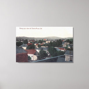 Aerial View of the CitySanta Rosa, CA Canvas Print