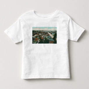 Aerial View of the CityVallejo, CA Toddler T-shirt