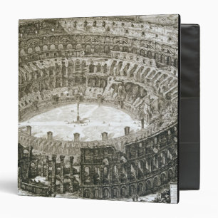 Aerial view of the Colosseum in Rome from 'Views o Binder