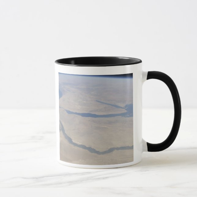 Aerial view of the Egypt and the Sinai Peninsul Mug (Right)