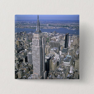 Aerial view of the Empire State Building and 2 Inch Square Button