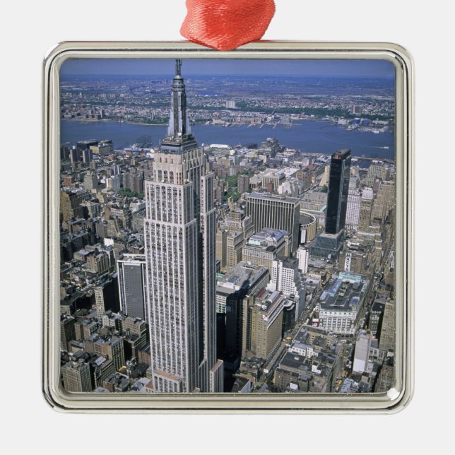 Aerial view of the Empire State Building and Metal Ornament (Front)