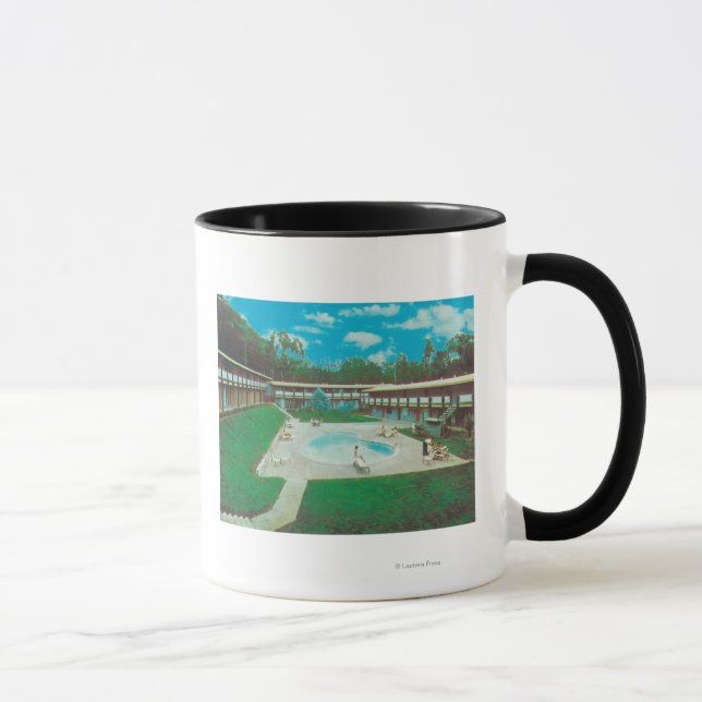 Aerial View of the Golden Tee Resort Pool Mug (Right)