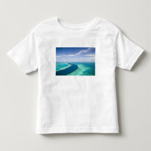 Aerial view of The Great Barrier Reef by the Toddler T-shirt