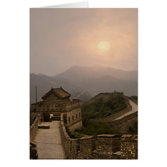 Aerial view of the Great Wall of China (Front)