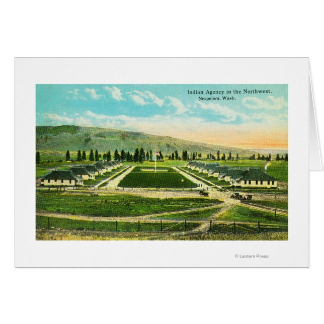 Aerial View of the Indian Agency (Front Horizontal)