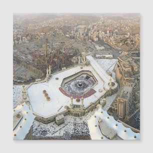 Aerial View of the Kaaba, Masjid al-Haram & Mecca