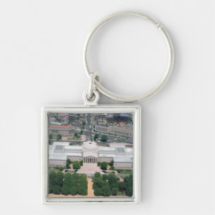 Aerial view of the National Gallery of Art Keychain
