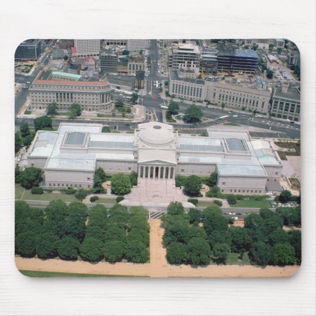 Aerial view of the National Gallery of Art Mouse Pad (Front)