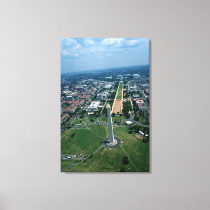Aerial view of the National Mall Canvas Print