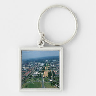 Aerial view of the National Mall Keychain