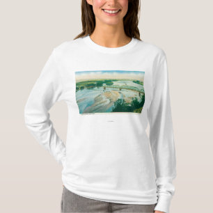 Aerial View of the River and Bridge T-Shirt