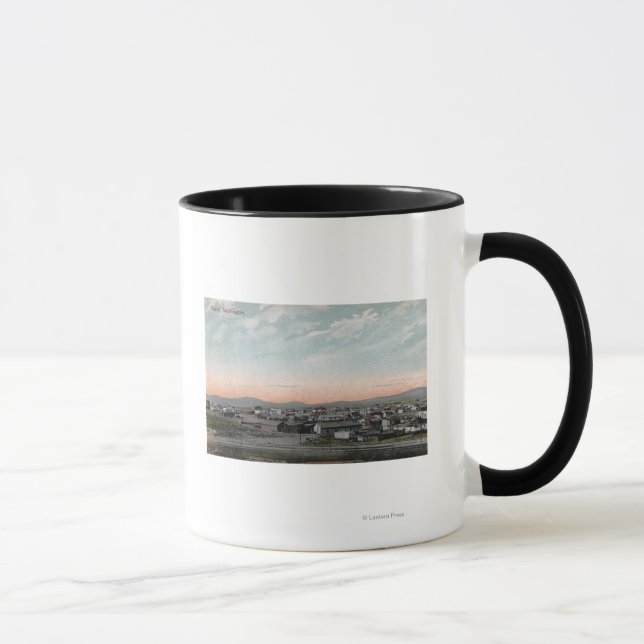 Aerial View of the Town 4 Mug (Right)
