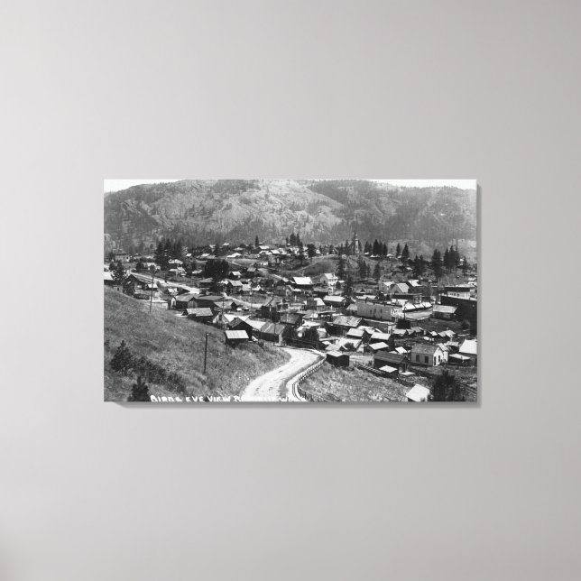 Aerial View of the Town 6 Canvas Print (Front)
