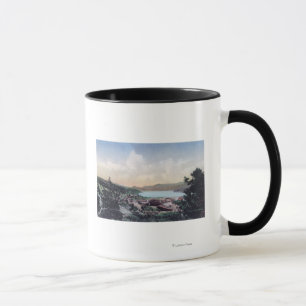 Aerial View of the Town and Nederland Lake Mug