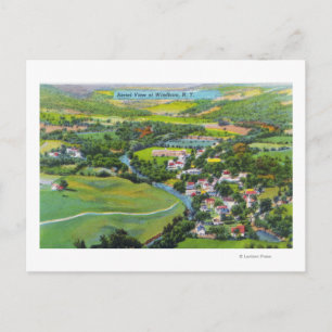 Aerial View of the Town Postcard