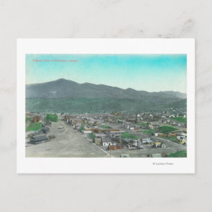 Aerial View of the TownHuntington, OR Postcard