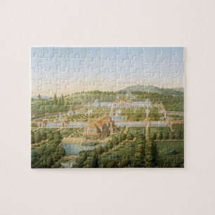 Aerial view of the villa of King Guillaume of Wurt Jigsaw Puzzle
