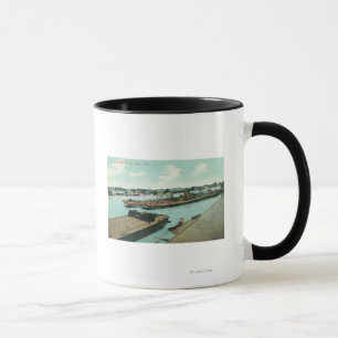 Aerial View of the Waterfront Mug